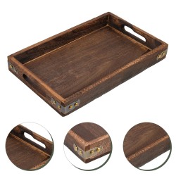 Gtzzot Wooden Tray for Domestic Purposes – Natural and Eco-Friendly Serving and Organizing Solution